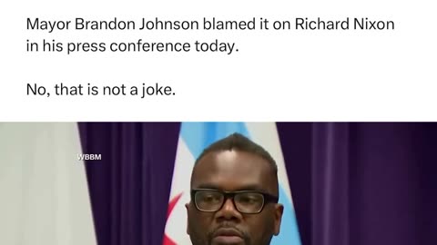 Chicago mayor blames Richard Nixon for 100 blacks being shot in the last weekend