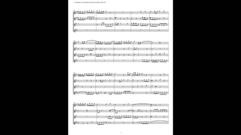 J.S. Bach - Well-Tempered Clavier: Part 2 - Prelude 22 (Saxophone Quartet)