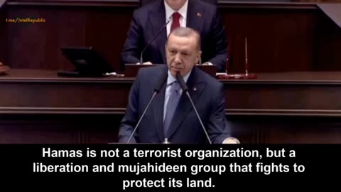 ►❎❗️⚠🇹🇷🇵🇸Erdogan: "HAMAS IS NOT A TERRORIST ORGANIZATION - Hamas defends its land"