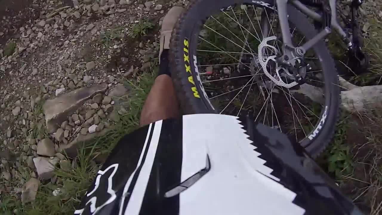 Mtb crash - gisburn forest downhill 2014