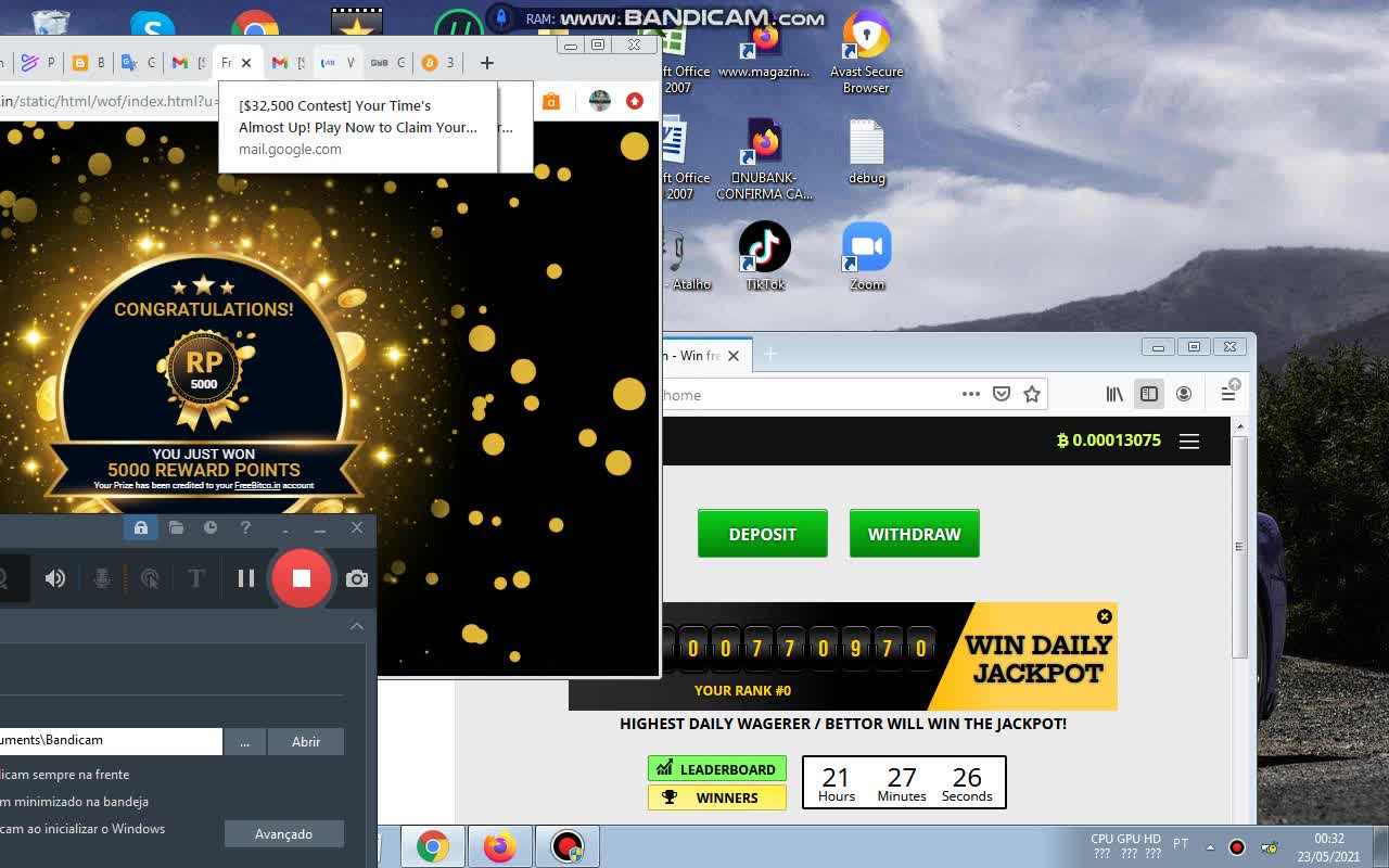freebitcoin 5000 rp na roleta da sorte