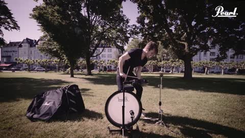 Pearl Compact Traveler drum kit. For Street Drummers and Small Stages