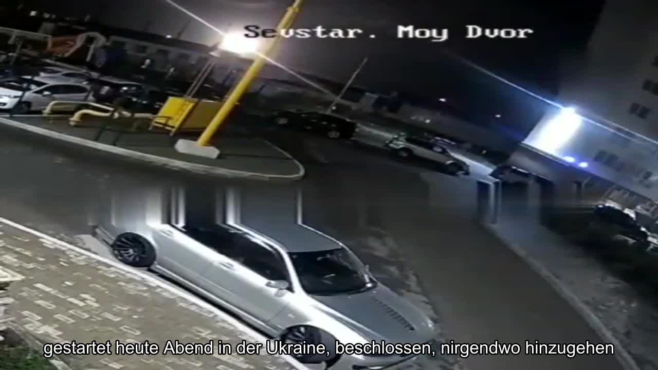 Kurz darüber, wie die beiden Raketen, die die Besatzer heute Abend über der Ukraine abgefeuert habe