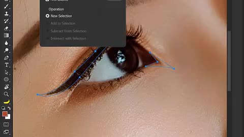 Simple way to apply makeup in Photoshop #viral