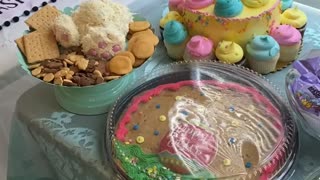 Easter dessert table