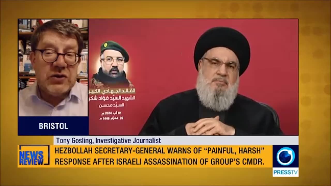 Lebanese bid farewell to Hezbollah military commander Fuad Shukr Tony Gosling