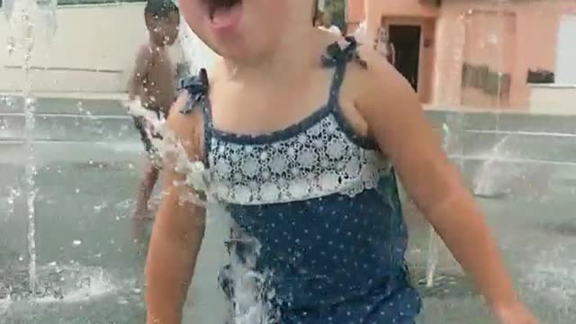 Slow Motion Splash Pad Wildness