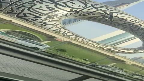 Dubai future museum view 😍💖🔥✨