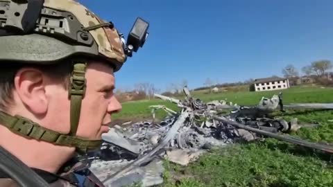 🇺🇦GraphicWar18+🔥Shot Down Russian Ruski-Nazi's Helicopter Eliminated - Ukraine Armed Forces(ZSU)