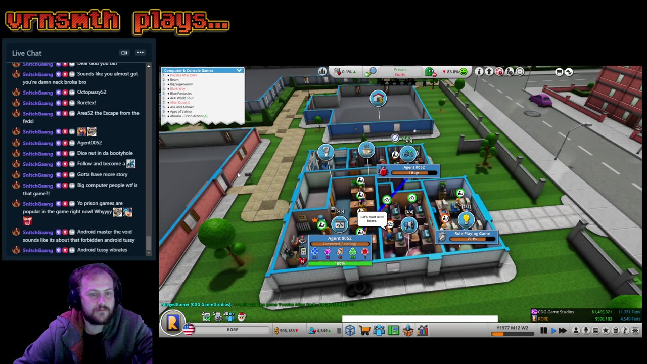 [Veteran] [Gaming] Mad Games Tycoon 2 | Multiplayer w/ Allegedgamer!