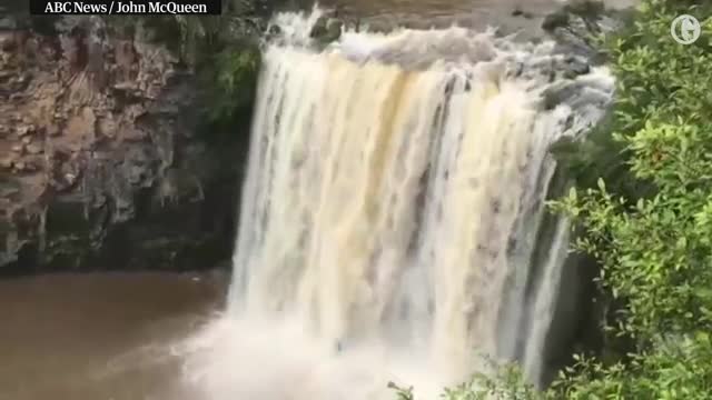 Kayaker plunges 20 metres down Dangar falls in northern NSW