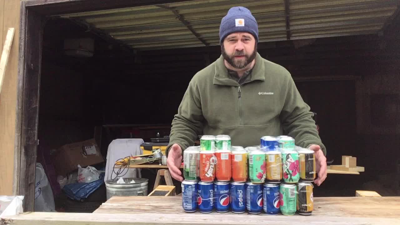 Making Giant LEGOs from Aluminum Cans