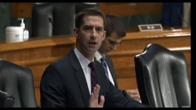 Senator Cotton for the Win! 10/27/2021
