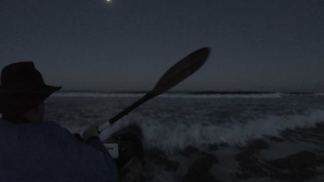 Kayak Night Launch