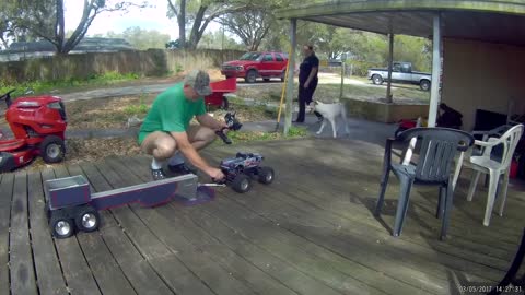 Epic Pulling sled fail Red Cat Ground Pounder Mauled