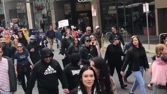 Adelaide Freedom Day Rally March.