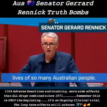 Senator Gerrard Rennick truth bombs