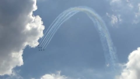 Fighter jet air show