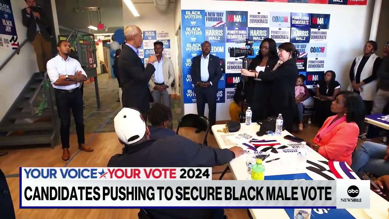 Candidates pushing to secure Black male vote