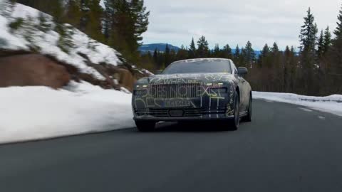 Rolls-Royce Spectre Winter Testing