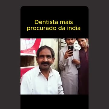 Indian dentist Kiko Navara performs another service for everyone to watch closely