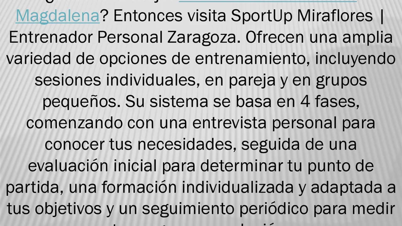 Consigue el mejor Centro de Fitness en La Magdalena