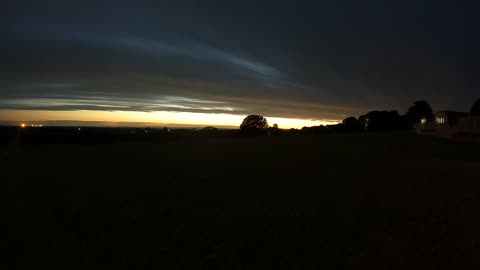 Night lapse of the sky