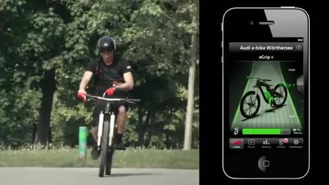 The quick, Audi Carbon e-bicycle.