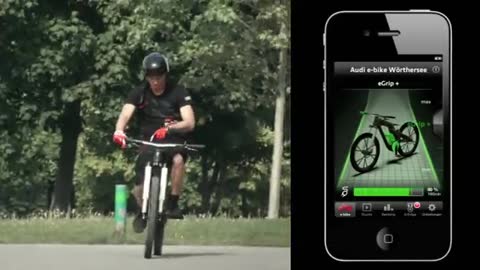 The quick, Audi Carbon e-bicycle.
