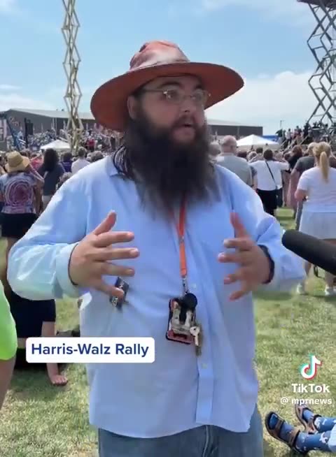 Your typical Harris supporter. He should go back to the basement.