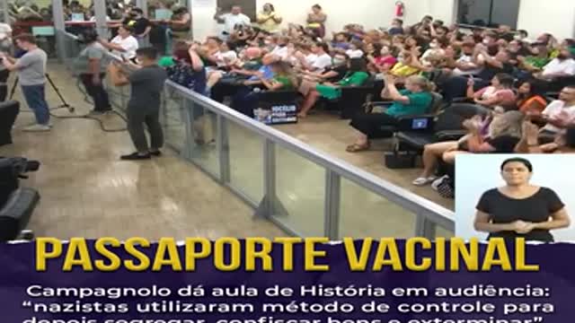 A Deputada Estadual de SC,Ana Campagnolo, explica sobre o Passaporte Sanitário