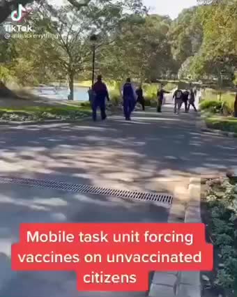 Video of FORCED VAX IN AUSTRALIA
