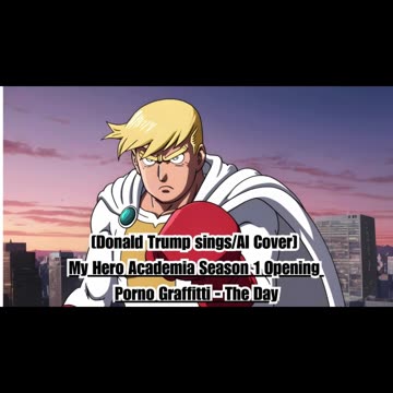 [Donald Trump sings/AI Cover] My Hero Academia Season 1 Opening Porno Graffitti - The Day