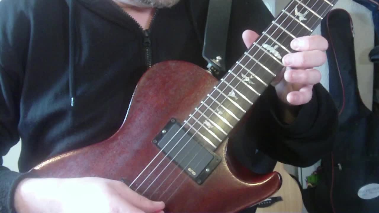 Tutorial: Sweep picking Minor/Major 7 arpeggio exercise.