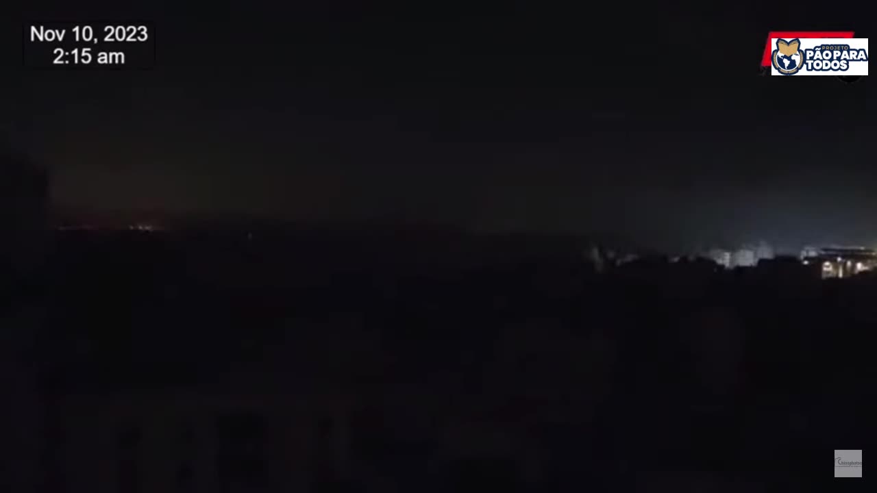 AO VIVO Live: Gaza skyline while Israel continues bombing Hamas