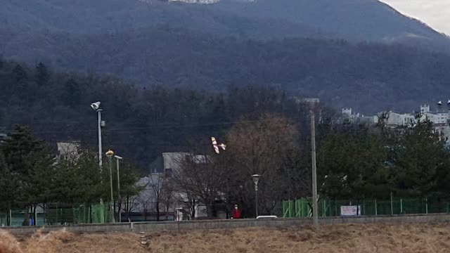 Flying stunt