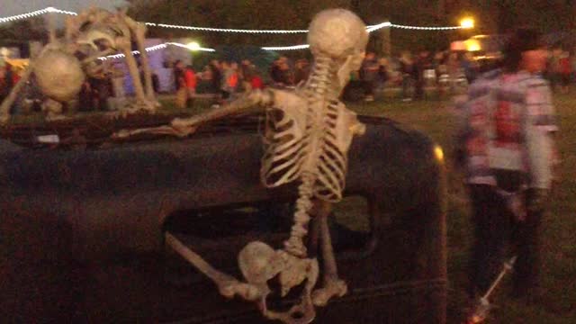 Hot Rod Outside the Haunted Hollow Ride 1