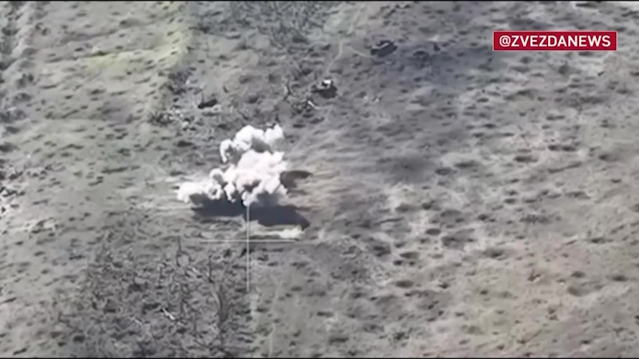 Russian artillery continues to destroy the enemy in the Kleshcheevka area