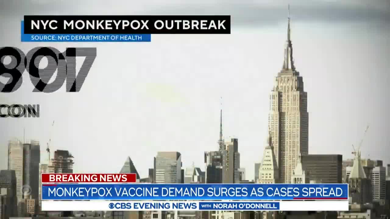 Demand For Monkeypox Vaccine Surges As Cases Spread