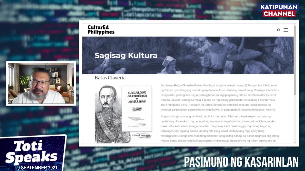 Pasimuno ng Kasarinlan | Toti Speaks