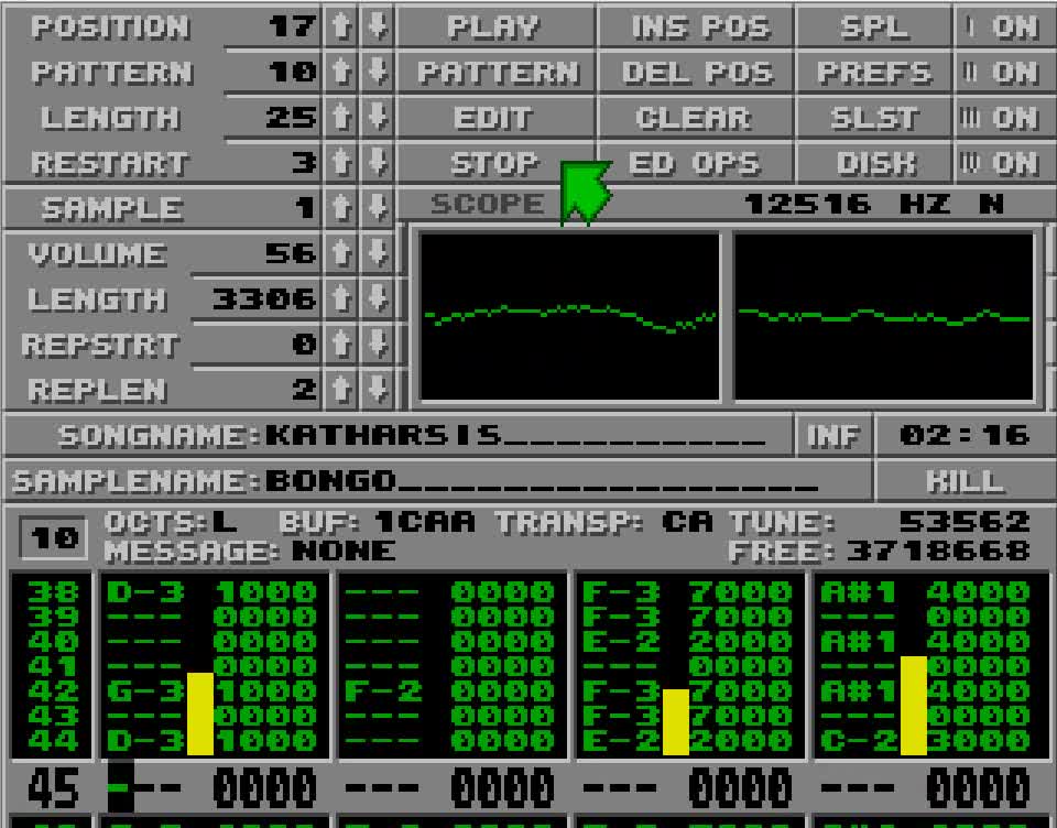 Amiga and Atari ST Protracker Music Mods - Katharsis