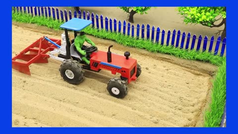 Diy Tractor mini traffic lights science project farms animal Cow bull sheep pig video