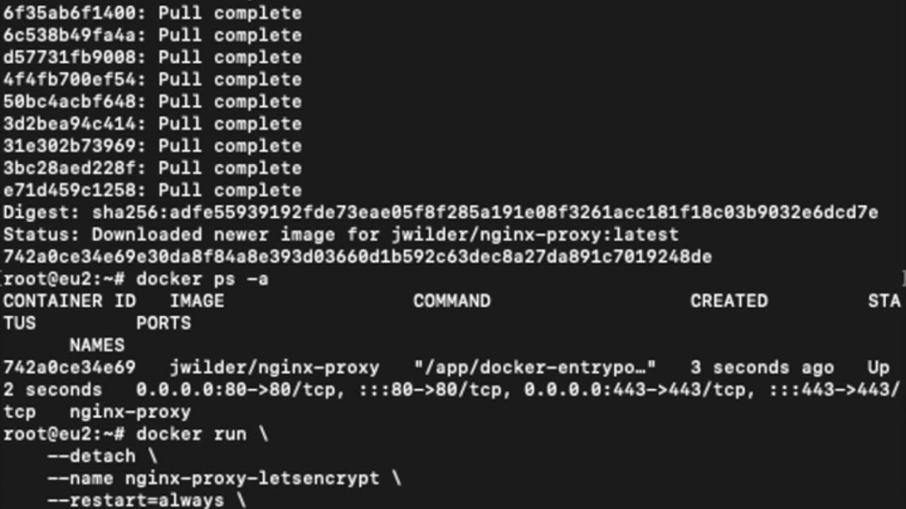 How to setup Docker Nginx Reverse Proxy and Lets encrypt #shorts #docker #shortsvideo #learn