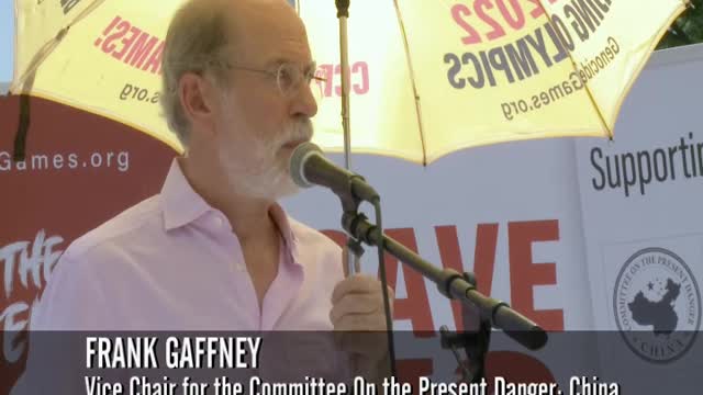 Frank Gaffney: "Stop the Genocide Games" rally in DC
