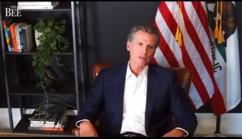 Gavin newsom recall gives him Chills during Interview