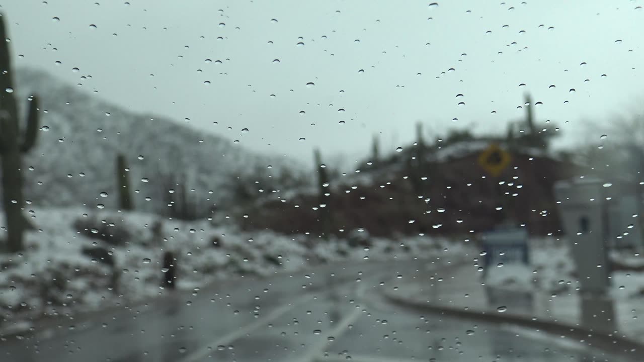 Snowing in Phoenix 2.22.2019