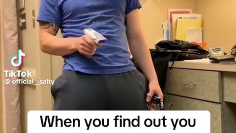 When you find out you have cancer, and your friends come to visit you in the hospital