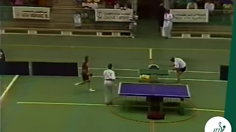 Insane Table Tennis Match at Qatar Open you have never seen | Funny Table Tennis match