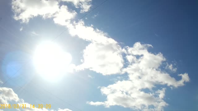 Beautiful cumulus clouds and cap over the cloud