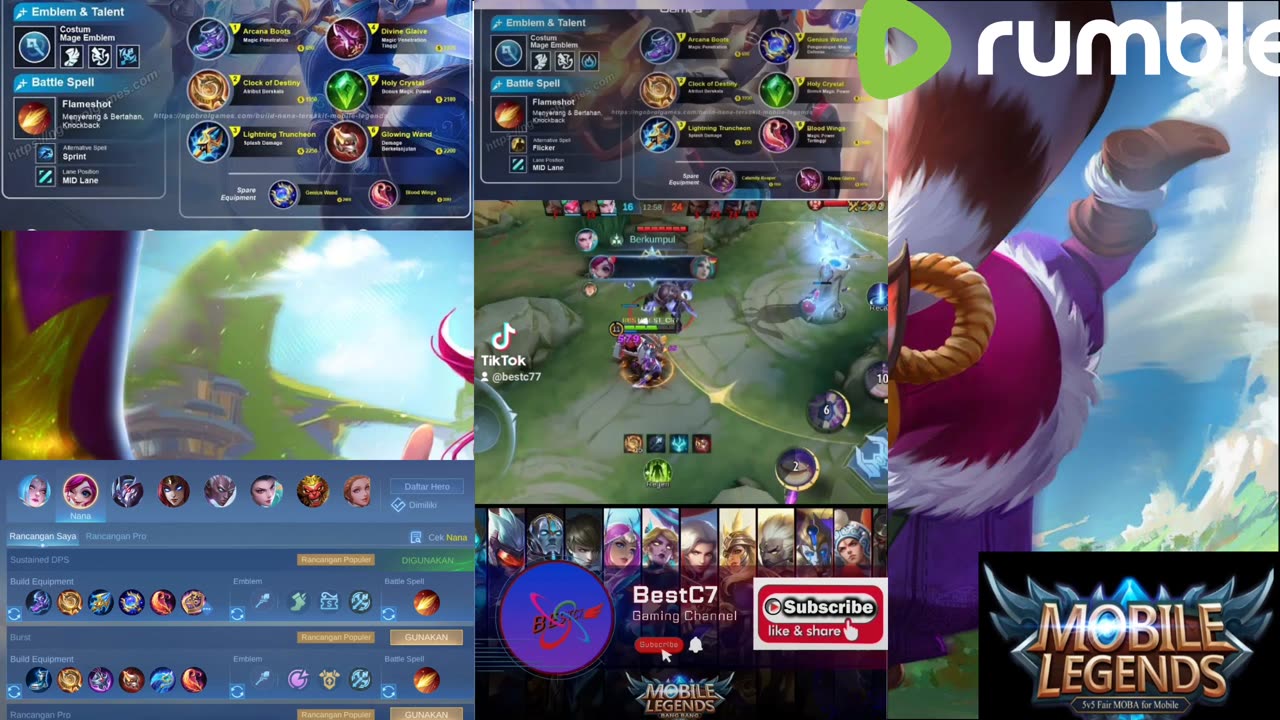 Build Hero Mage Nana Mobile Legends Bang Bang